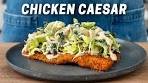 20 Minute Crispy Chicken Caesar Salad