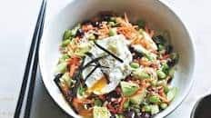 Adzuki Bean, Brown Rice And Edamame Sushi Salad