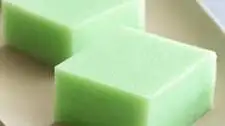 Agar Agar Jelly with Coconut and Pandan