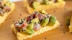 Ahi Tuna Avocado Toasts