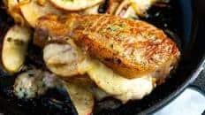 Apple Stuffed Pork Chops