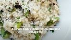 Asparagus and Mushroom Risotto // that girl sary