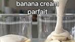 Banana Cream Yogurt Parfait Recipe