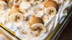 Banana Pudding Poke Cake