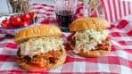 BBQ Pulled Chicken Sandwiches - The Easy Way!