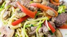 Beef Stir Fry with Zoodles