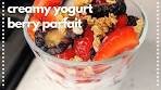 Berry, Granola & Yogurt Parfait Recipe