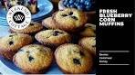 BLUEBERRY CORN MUFFINS