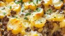 Cheesy Hamburger Potato Casserole