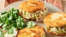 Chicken and Avocado Arepas