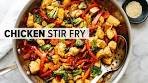 CHICKEN STIR FRY | easy, healthy 30-minute dinner recipe!