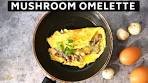 Classic Cheese & Mushroom Omelette | Breakfast Recipe