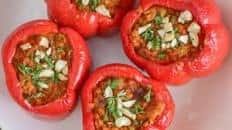 Coconut Curry Stuffed Peppers