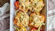 Creamy Chicken Stuffed Peppers