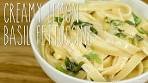 Creamy Lemon Basil Fettuccine