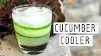 CUCUMBER COOLER COCKTAIL || Easy gin cucumber ...