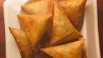 Delicious chicken and beef with mixed vegetables samosa ...