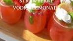 Delicious Strawberry Vodka Lemonade Cocktail Recipe