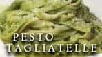 DELICIOUS Tagliatelle with Pesto Sauce