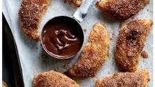 Dulce De Leche Churro Empanadas With Nutella Spiked Mexican Chocolate Sauce