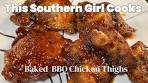 Easy Baked BBQ Chicken Thighs