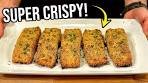 EASY & FAST Garlic Parmesan Salmon! | Baked Salmon Recipe