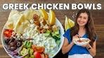 Easy Greek Chicken Salad Bowl Recipe - Delicious and ...