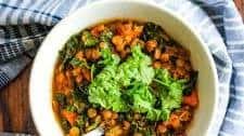 Easy Lemon Lentil Kale Soup