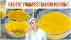 Easy Mango Pudding Recipe with Agar Agar