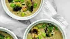 Edamame Cauliflower Soup