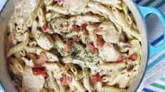 Four-Cheese Chicken Carbonara