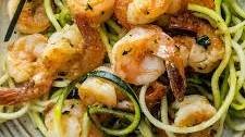 Garlic Shrimp Scampi with Zucchini Noodles