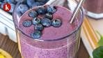 Healthy Blueberry Banana Spinach Smoothie