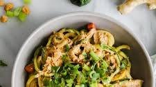 Healthy Pad Thai with Zucchini Noodles