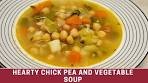 Hearty Chickpea & Vegetable Soup