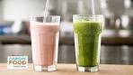 Hearty Fruit and Oat Smoothie and Green Ginger-Peach ...