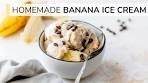 HOMEMADE BANANA ICE CREAM | no sugar, no dairy, no ...