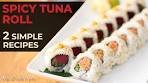 How To Make a SPICY TUNA ROLL at Home with The Sushi ...