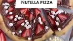 How to Make Nutella Pizza: Easy Dessert Recipe