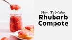 How To Make Rhubarb Compote