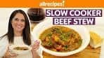 How to Make Slow Cooker Beef Stew | Get Cookin' | Allrecipes