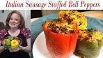 ITALIAN SAUSAGE STUFFED BELL PEPPERS