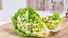 Keto Egg and Avocado Salad Lettuce Wraps