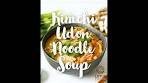 Kimchi Udon Noodle Soup