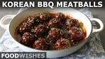 Korean Barbecue-Style Meatballs - Sweet & Spicy Beef ...