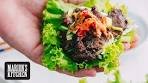 Korean Grilled Beef Lettuce Wraps - Marion's Kitchen