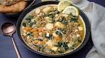 Lebanese Lentil Soup with Lemon and Kale (Vegan)