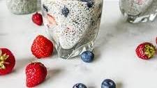 Lemon Berry Chia Pudding