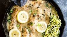 Lemon Chicken Piccata with Zoodles