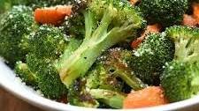 Lemon Garlic Roasted Broccoli and Carrots